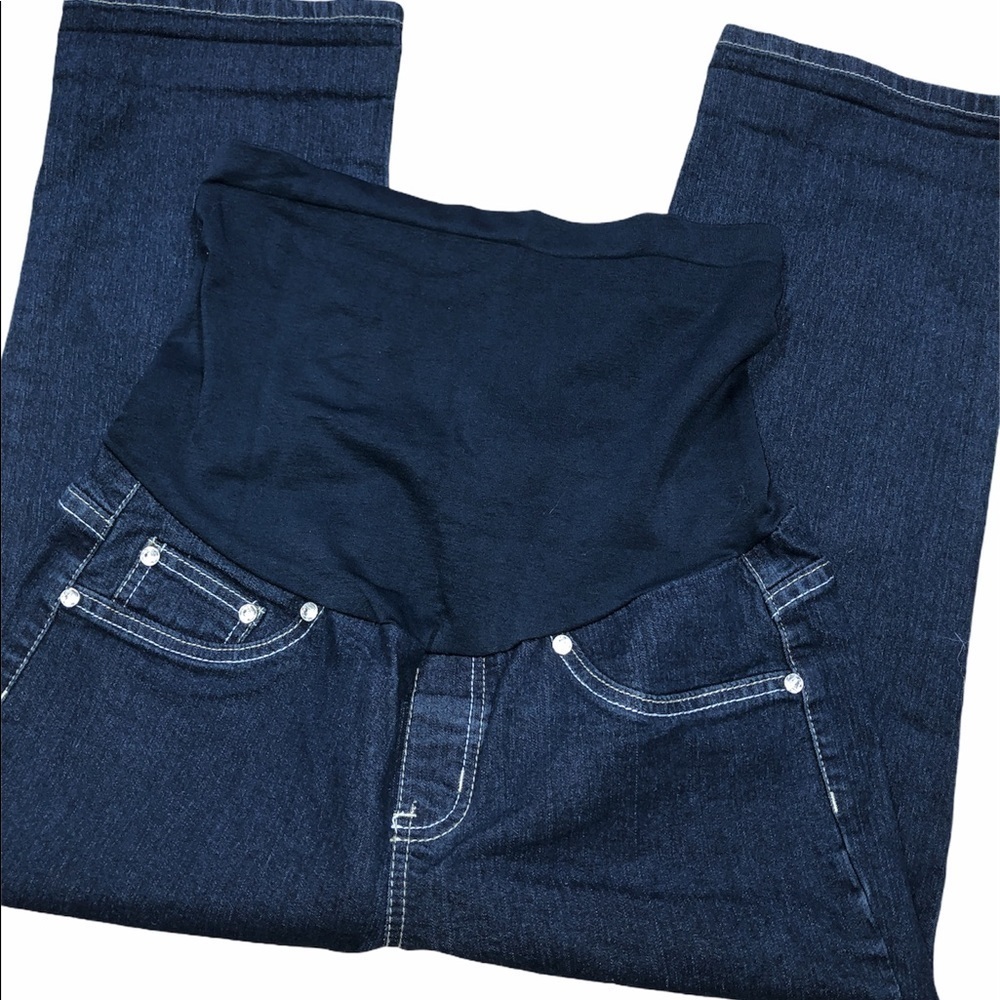 Bella Vida Maternity size medium blue jeans - Picture 4 of 6